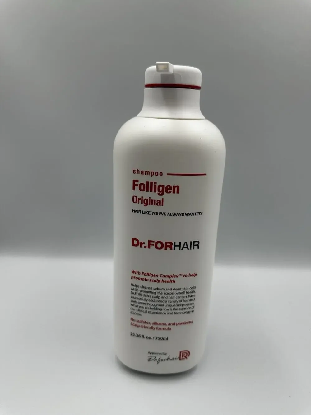 Dr. ForHair Folligen Original Shampoo Treatment for Hair Loss And Scalp 25.36 Oz